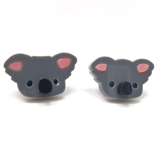 Koala lobe earrings