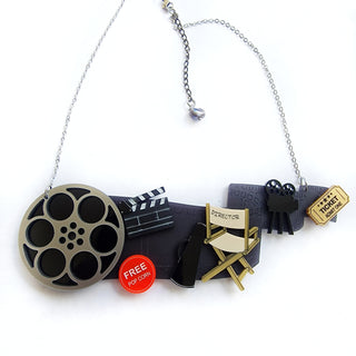 Cinema statement necklace