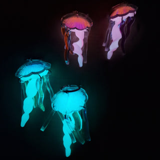 Fluorescent jellyfish necklace 