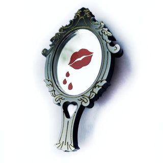 Looking glass BOORLESQUE brooch