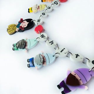 Collana maxi Biancaneve e nani