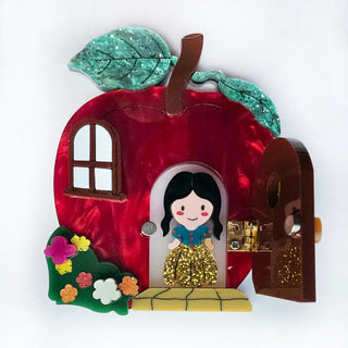 Snow white’s apple brooch