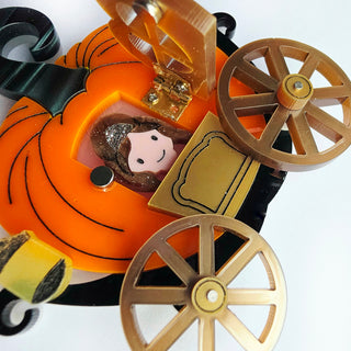 Spilla carrozza zucca di Cenerentola