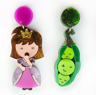Princess and the pea earrings