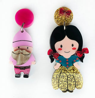 Orecchini Biancaneve e nani