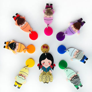Snow White and dwarfs earrings
