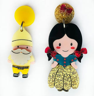 Orecchini Biancaneve e nani