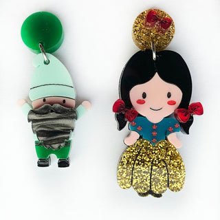 Orecchini Biancaneve e nani