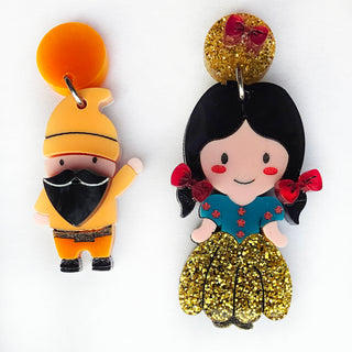 Orecchini Biancaneve e nani