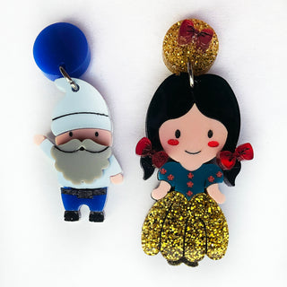 Orecchini Biancaneve e nani