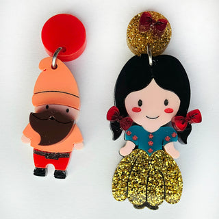 Orecchini Biancaneve e nani