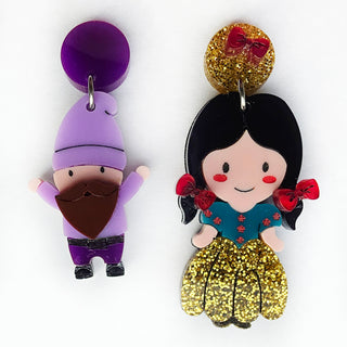 Orecchini Biancaneve e nani