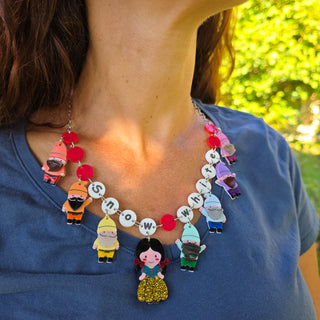 Collana maxi Biancaneve e nani