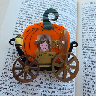 Spilla carrozza zucca di Cenerentola