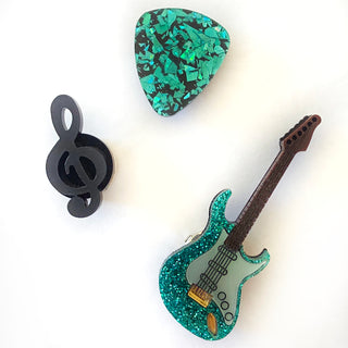 Electric guitar cover buttons 