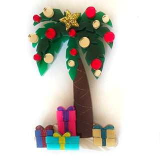 Christmas Palm Brooch