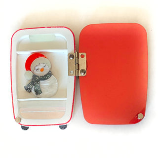 Where’s the Snowman? Brooch