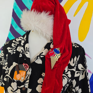 Christmas Sunset Cocktail brooch