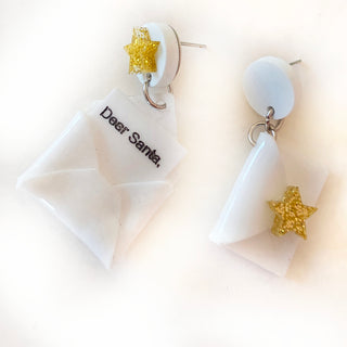 Santa Letter Earrings
