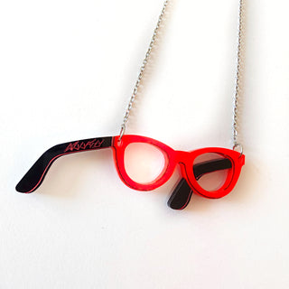 Bicolor Glasses Necklace