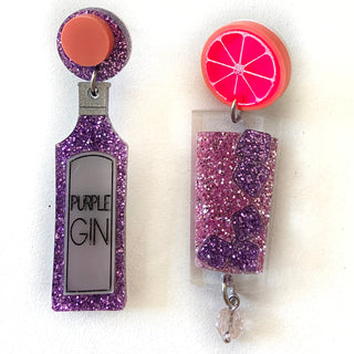 Orecchini Gin Tonic e Gin Fizz