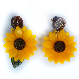 Orecchini girasole
