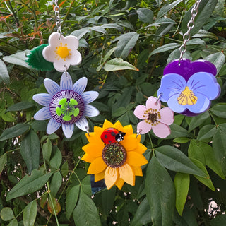 Mix flowers necklace