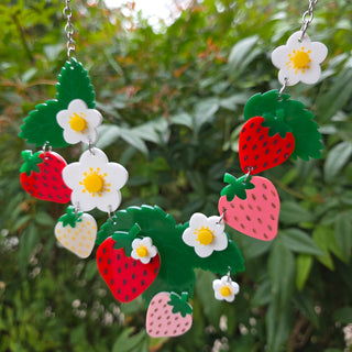Collana maxi fragole