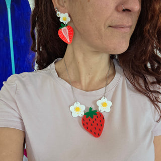 Strawberry necklace