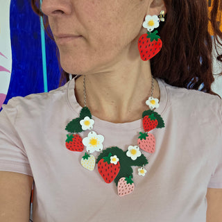 Strawberry earrings