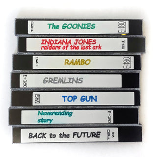 VHS brooch customizable 