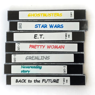 VHS brooch customizable 