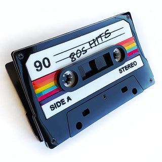 Music tape hair clip