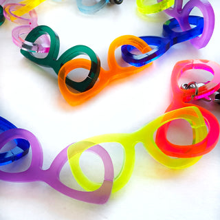 Crystal | Catena occhiali 2 in 1 trasformabile in collana