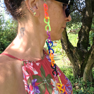 Crystal | Catena occhiali 2 in 1 trasformabile in collana