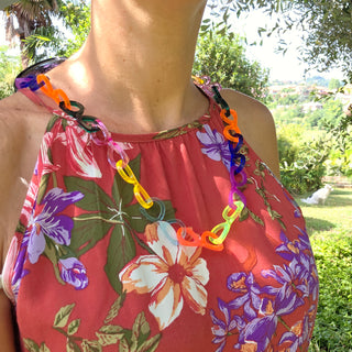 Crystal | Catena occhiali 2 in 1 trasformabile in collana