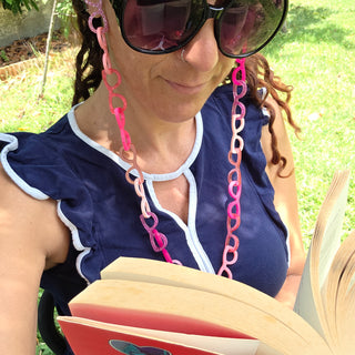 Blush | Catena occhiali 2 in 1 trasformabile in collana