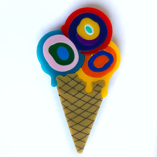 Spilla cono gelato Kandinskij