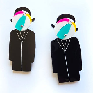 This is not a beach ball earrings 