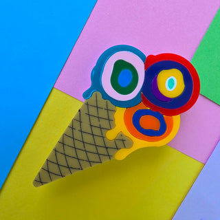 Spilla cono gelato Kandinskij