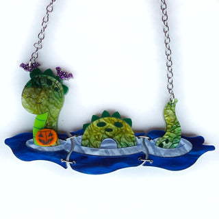 Nessie Dressed Up for Halloween Necklace
