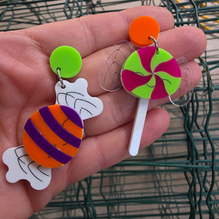 Spider Candy Earrings