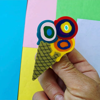 Spilla cono gelato Kandinskij