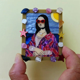 Spilla Mona Lisa al mare