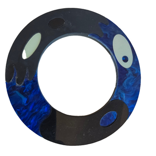 Geo Pop statement rigid bracelet