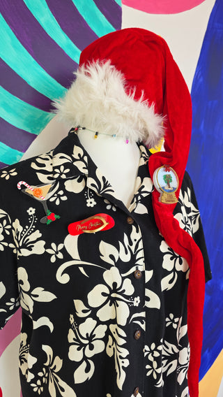 Christmastini cocktail brooch