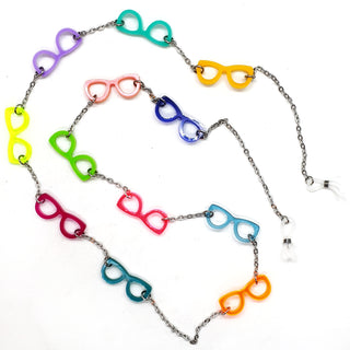 Colorful glasses eyewear chain