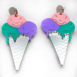 Ice cream earrings