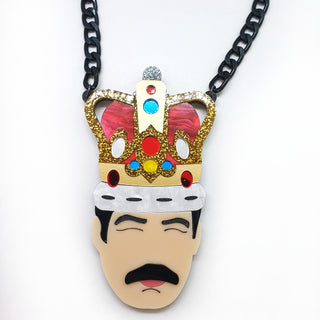 Rock You and crown necklace