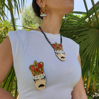 Rock You and crown necklace